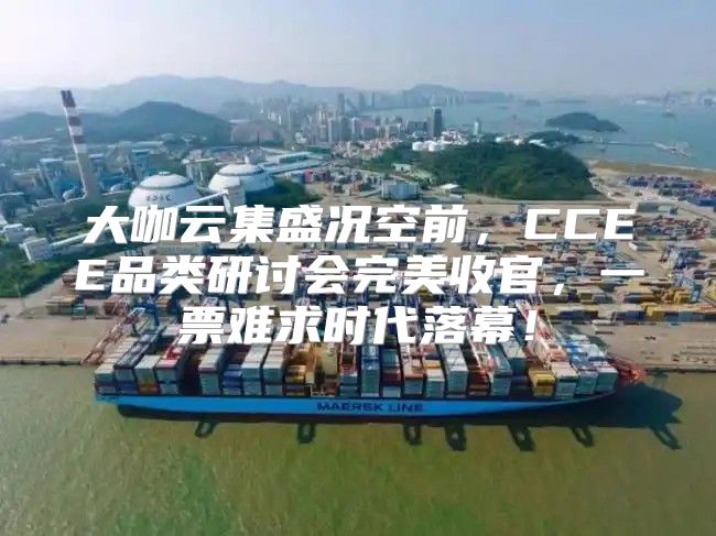 大咖云集盛况空前，CCEE品类研讨会完美收官，一票难求时代落幕！