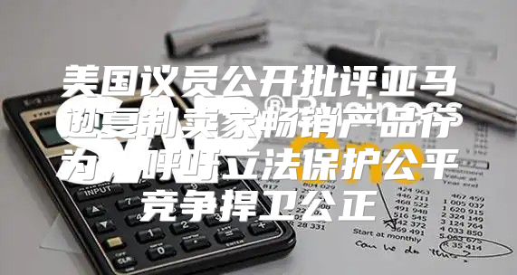 美国议员公开批评亚马逊复制卖家畅销产品行为，呼吁立法保护公平竞争捍卫公正