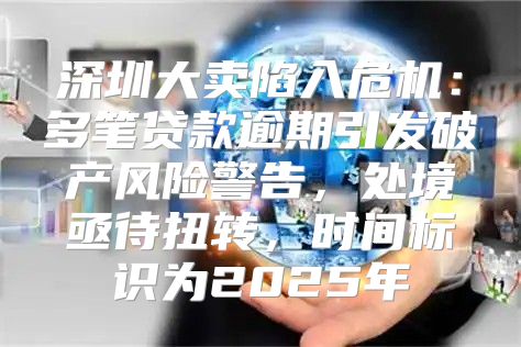 深圳大卖陷入危机：多笔贷款逾期引发破产风险警告，处境亟待扭转，时间标识为2025年