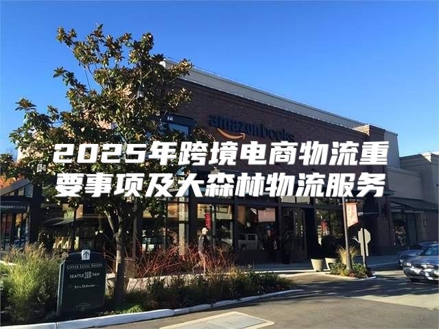 2025年跨境电商物流重要事项及大森林物流服务