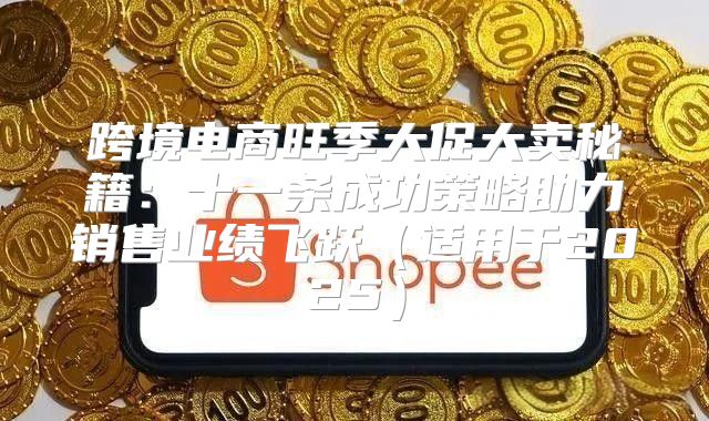 跨境电商旺季大促大卖秘籍：十一条成功策略助力销售业绩飞跃适用于2025