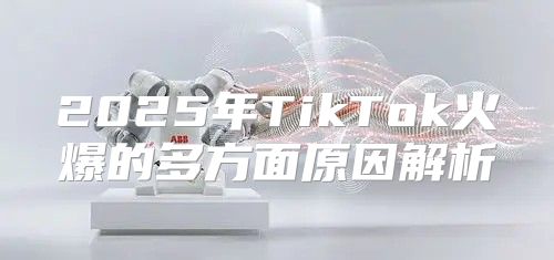 2025年TikTok火爆的多方面原因解析