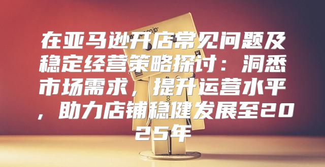 在亚马逊开店常见问题及稳定经营策略探讨：洞悉市场需求，提升运营水平，助力店铺稳健发展至2025年