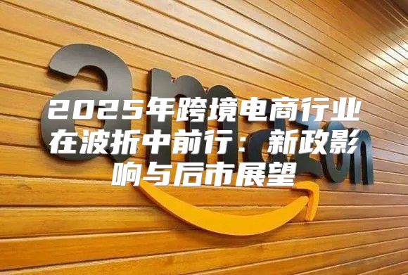 2025年跨境电商行业在波折中前行：新政影响与后市展望