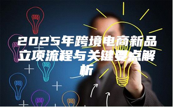 2025年跨境电商新品立项流程与关键要点解析