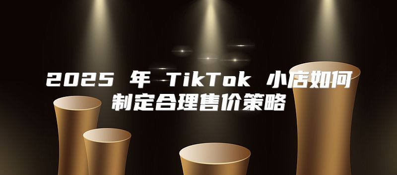 2025 年 TikTok 小店如何制定合理售价策略