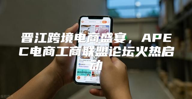 晋江跨境电商盛宴，APEC电商工商联盟论坛火热启动