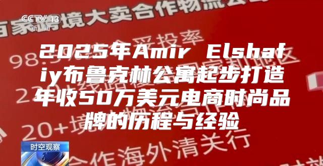 2025年Amir Elshafiy布鲁克林公寓起步打造年收50万美元电商时尚品牌的历程与经验