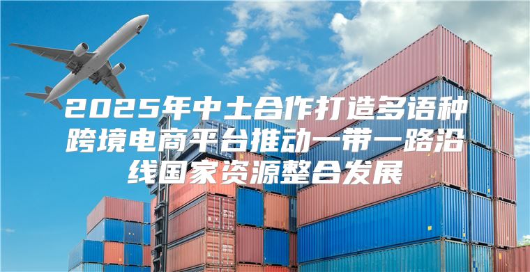 2025年中土合作打造多语种跨境电商平台推动一带一路沿线国家资源整合发展