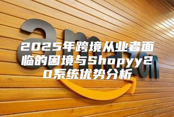 2025年跨境从业者面临的困境与Shopyy20系统优势分析