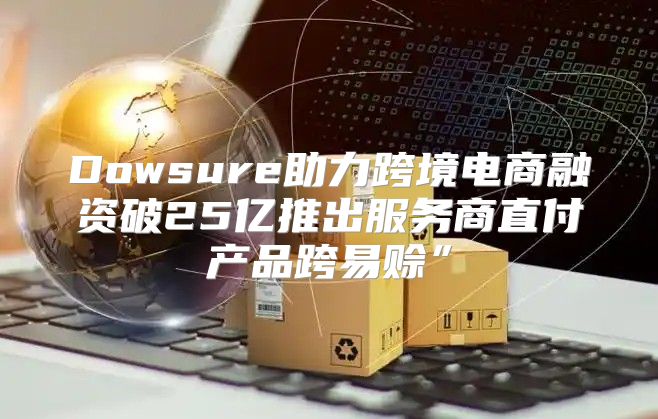 Dowsure助力跨境电商融资破25亿推出服务商直付产品跨易赊”