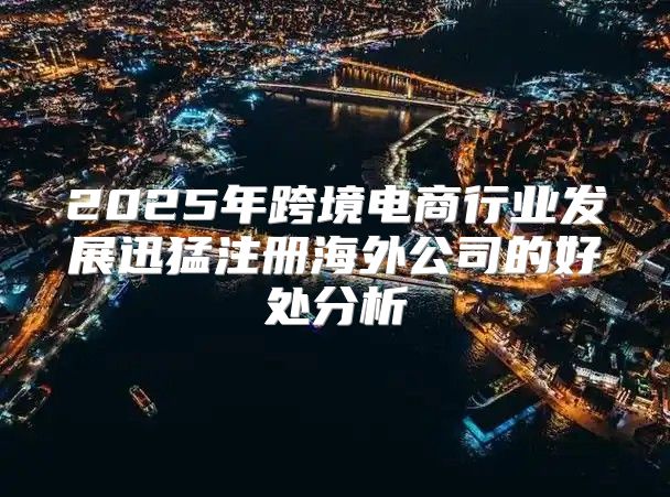 2025年跨境电商行业发展迅猛注册海外公司的好处分析