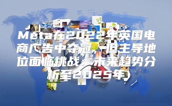 Meta在2022年英国电商广告中夺冠，但主导地位面临挑战：未来趋势分析至2025年