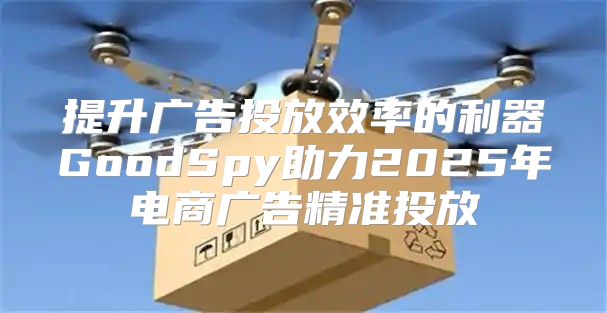 提升广告投放效率的利器GoodSpy助力2025年电商广告精准投放