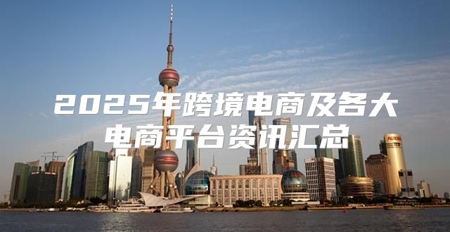 2025年跨境电商及各大电商平台资讯汇总