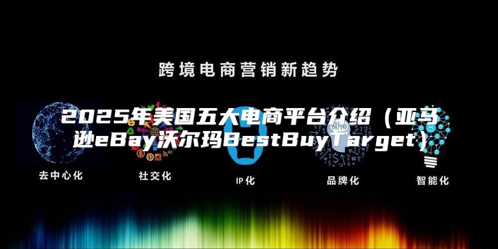2025年美国五大电商平台介绍亚马逊eBay沃尔玛BestBuyTarget