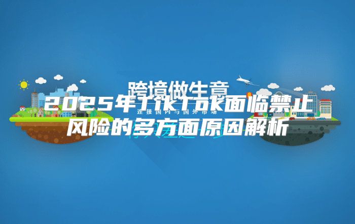 2025年TikTok面临禁止风险的多方面原因解析