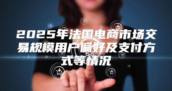 2025年法国电商市场交易规模用户偏好及支付方式等情况