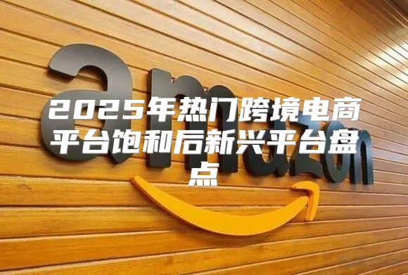 2025年热门跨境电商平台饱和后新兴平台盘点