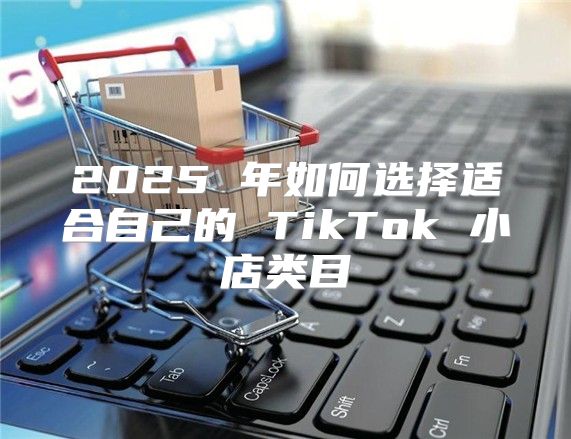 2025 年如何选择适合自己的 TikTok 小店类目