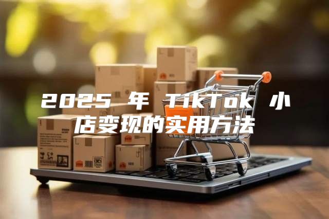 2025 年 TikTok 小店变现的实用方法
