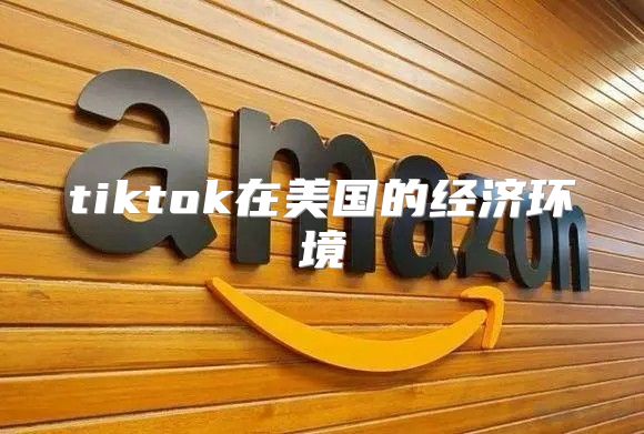 tiktok在美国的经济环境