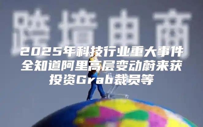 2025年科技行业重大事件全知道阿里高层变动蔚来获投资Grab裁员等