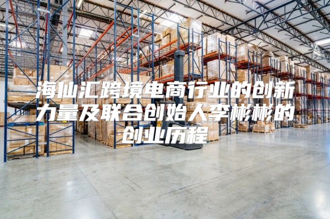 海仙汇跨境电商行业的创新力量及联合创始人李彬彬的创业历程