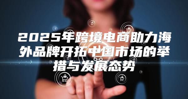 2025年跨境电商助力海外品牌开拓中国市场的举措与发展态势