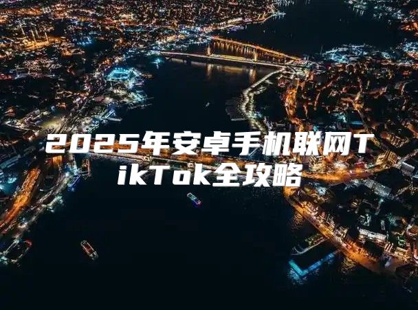 2025年安卓手机联网TikTok全攻略