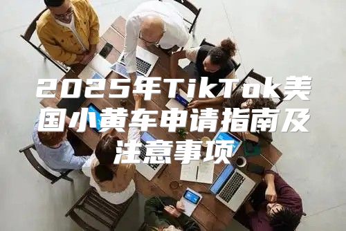 2025年TikTok美国小黄车申请指南及注意事项