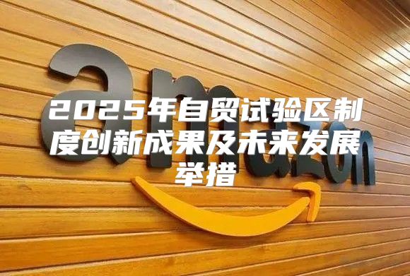 2025年自贸试验区制度创新成果及未来发展举措