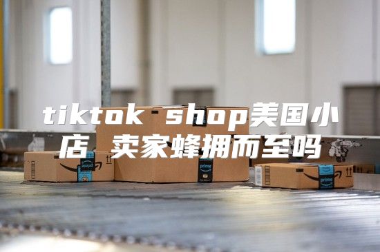 tiktok shop美国小店 卖家蜂拥而至吗