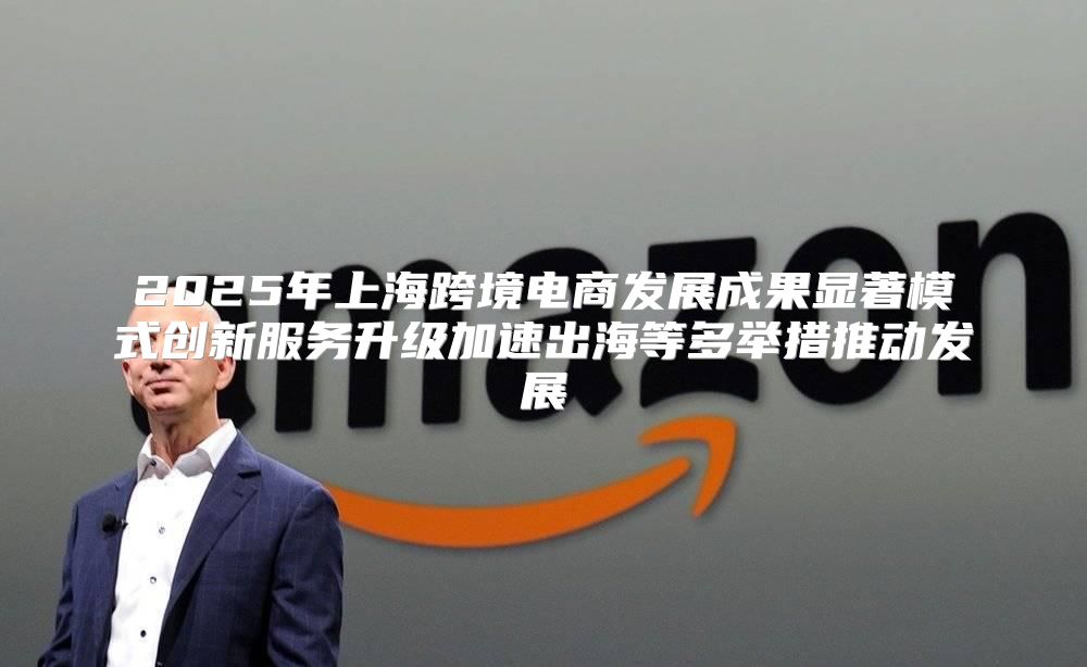 2025年上海跨境电商发展成果显著模式创新服务升级加速出海等多举措推动发展