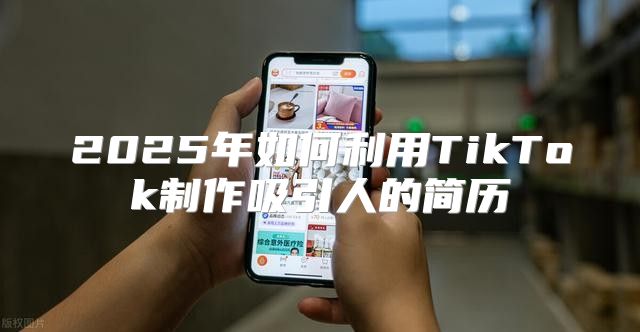 2025年如何利用TikTok制作吸引人的简历