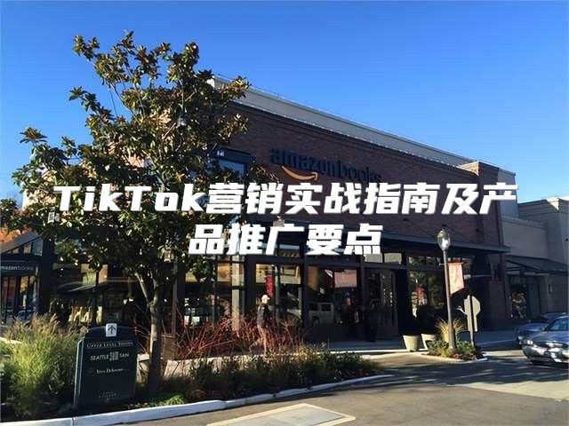 TikTok营销实战指南及产品推广要点
