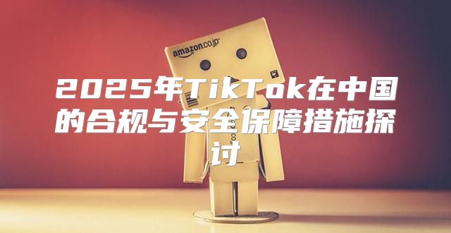 2025年TikTok在中国的合规与安全保障措施探讨