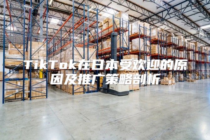 TikTok在日本受欢迎的原因及推广策略剖析