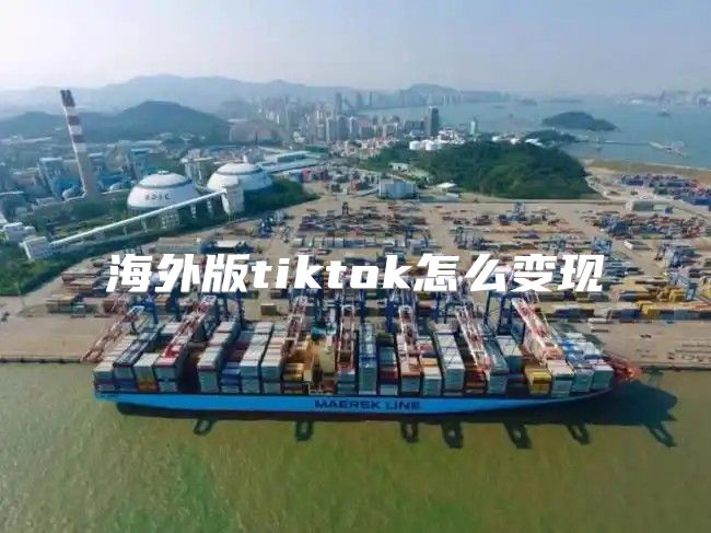 海外版tiktok怎么变现