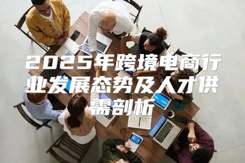 2025年跨境电商行业发展态势及人才供需剖析