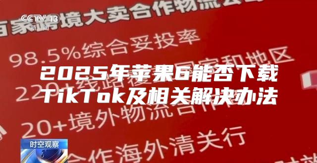 2025年苹果6能否下载TikTok及相关解决办法