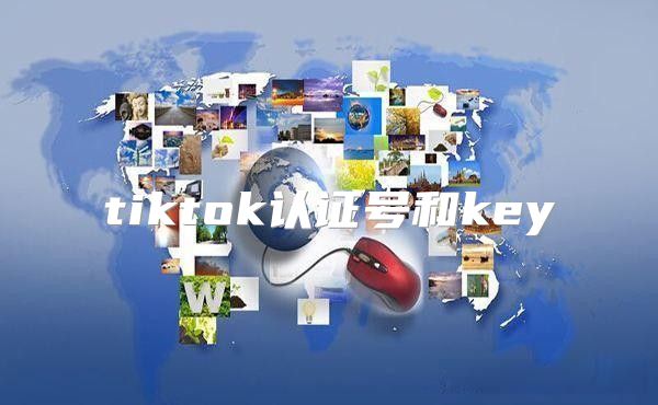 tiktok认证号和key