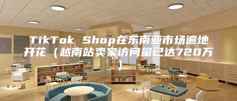 TikTok Shop在东南亚市场遍地开花越南站卖家访问量已达720万