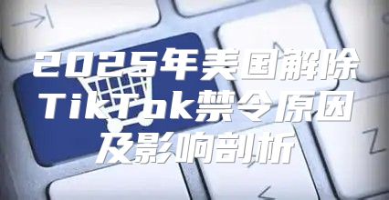 2025年美国解除TikTok禁令原因及影响剖析