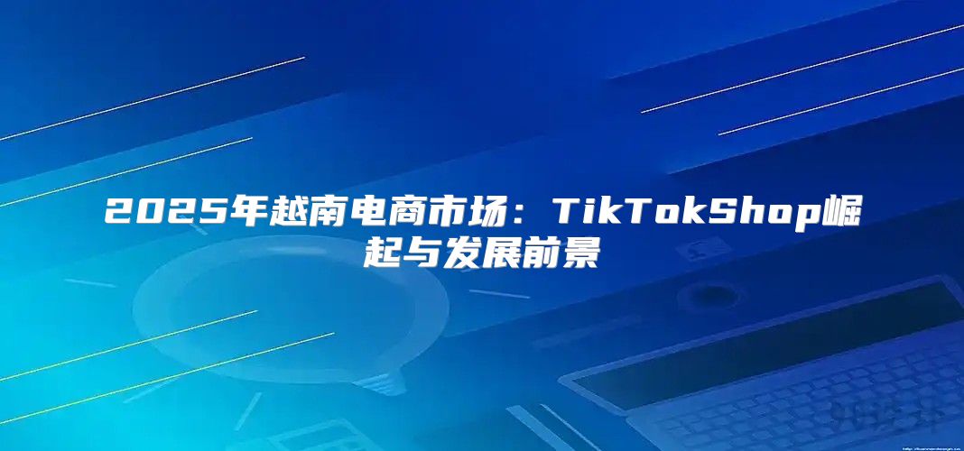 2025年越南电商市场：TikTokShop崛起与发展前景