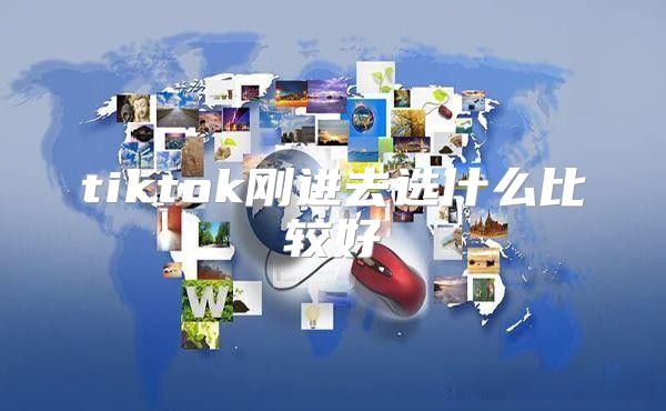 tiktok刚进去选什么比较好