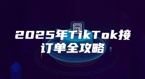 2025年TikTok接订单全攻略