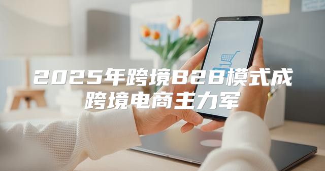 2025年跨境B2B模式成跨境电商主力军