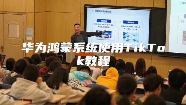 华为鸿蒙系统使用TikTok教程