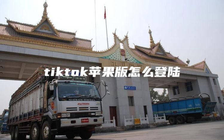tiktok苹果版怎么登陆